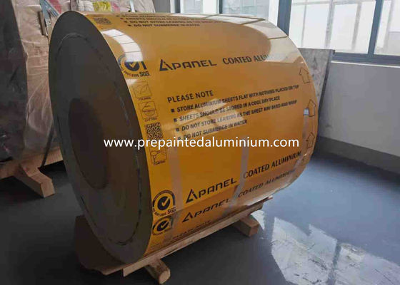 La largeur 2490mm de MTC a enduit le revêtement d'une première couche de peinture extérieur en aluminium de la bobine PVDF