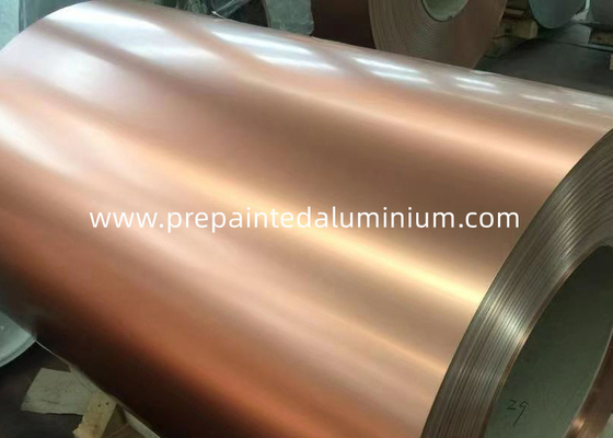 PE / PVDF / SMP Prépeint en aluminium bobine feuille d'aluminium décorative pour le toit de l'entrepôt